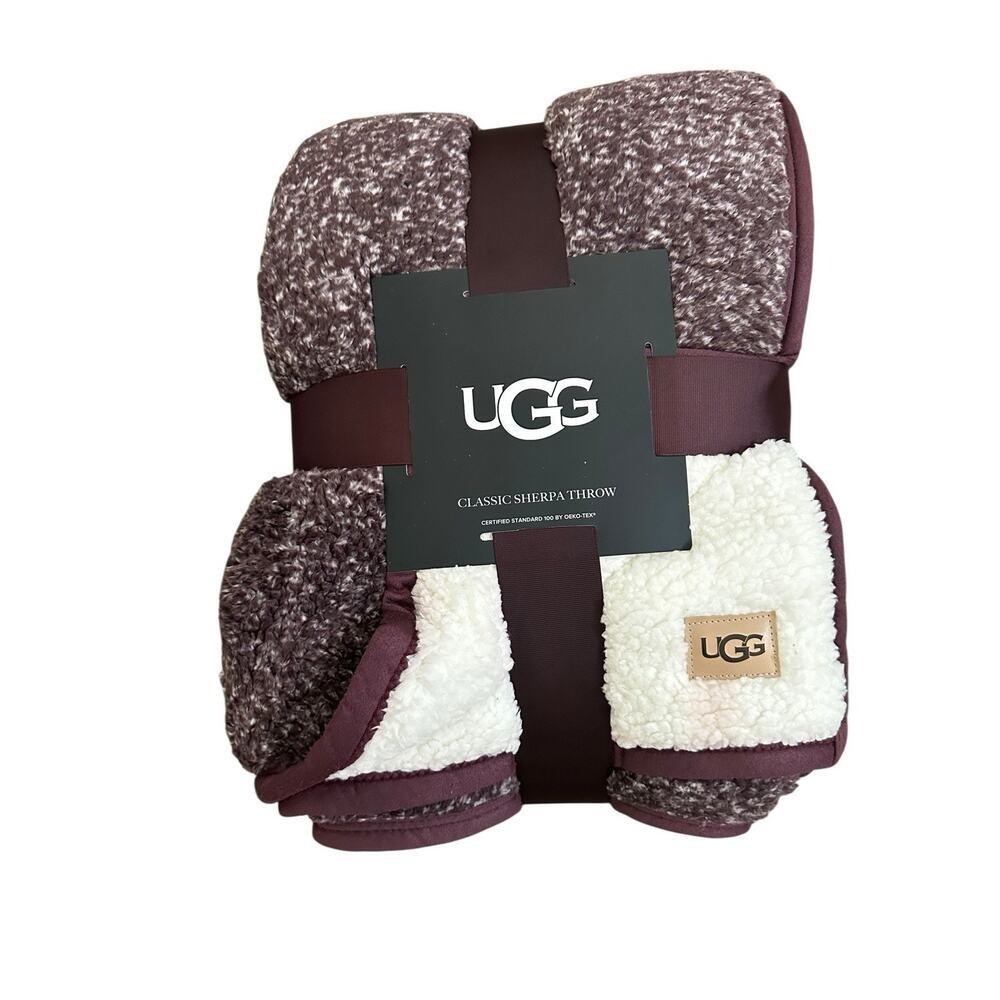 UGG Melange Sherpa Throw 50" x 70" Color Lodge New